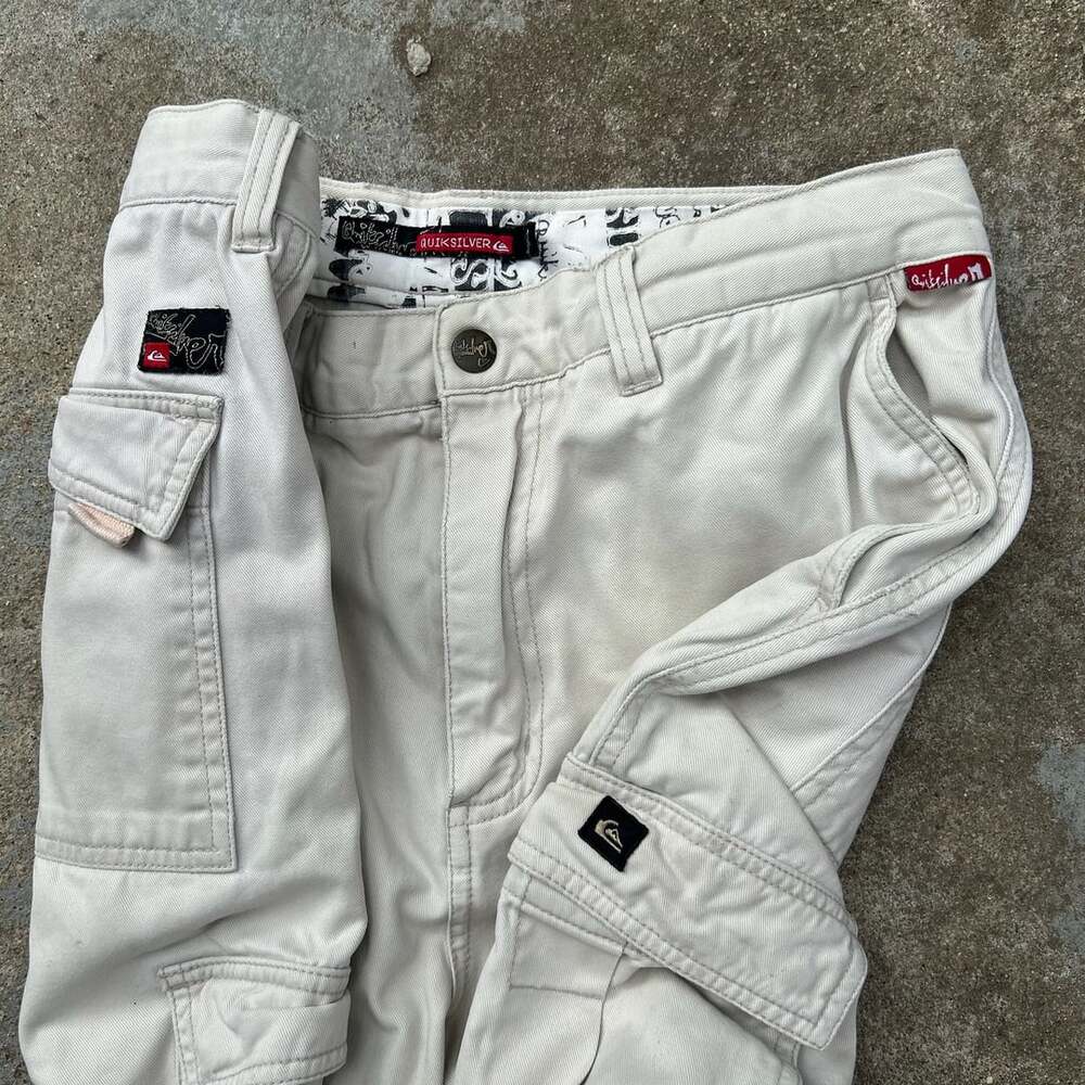 Vintage Y2K Quiksilver Cargo Pants Skater Baggy